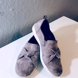 Skechers Microleather Slip-On Shoes Madison Ave Mauve size 8